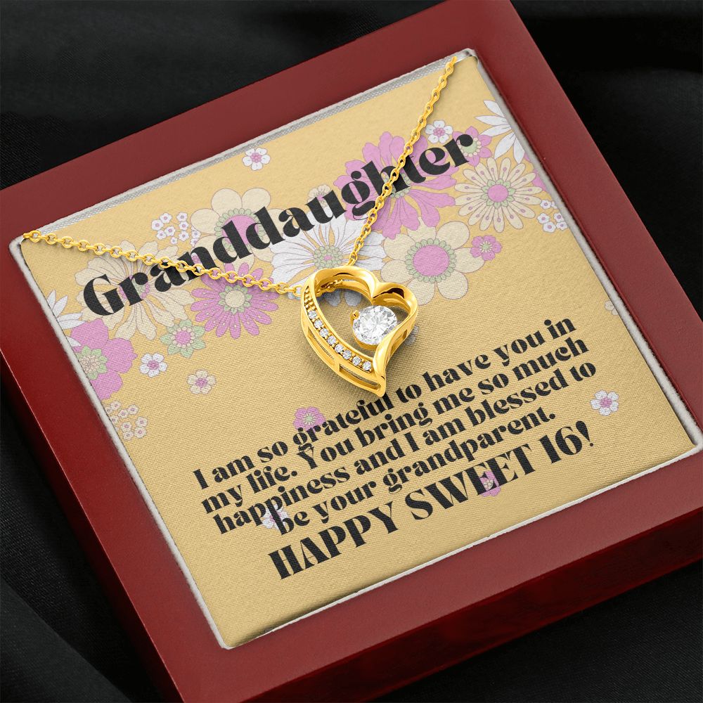 Granddaughter | I am so grateful to have you in my life - Forever Love Necklace