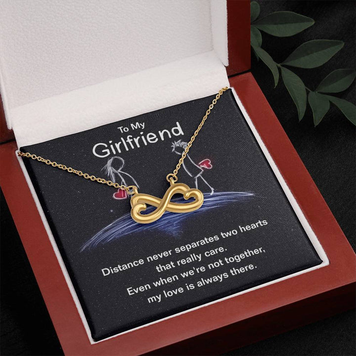 To My Girlfriend | Even when we're not together, My love is always there - Endless Love Necklace