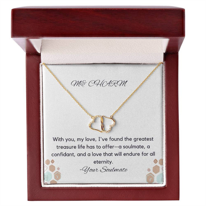 My Charm | With you, my love, I've found the greatest treasure life has to offer - Everlasting Love Necklace