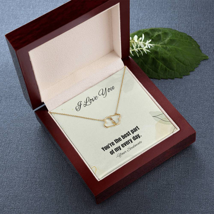 I Love You | You're the best part of my every day - Everlasting Love Necklace