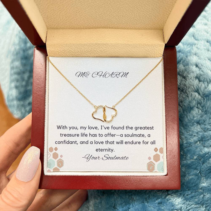 My Charm | With you, my love, I've found the greatest treasure life has to offer - Everlasting Love Necklace