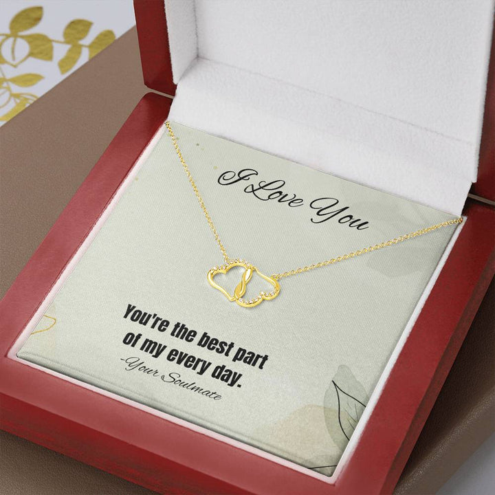 I Love You | You're the best part of my every day - Everlasting Love Necklace