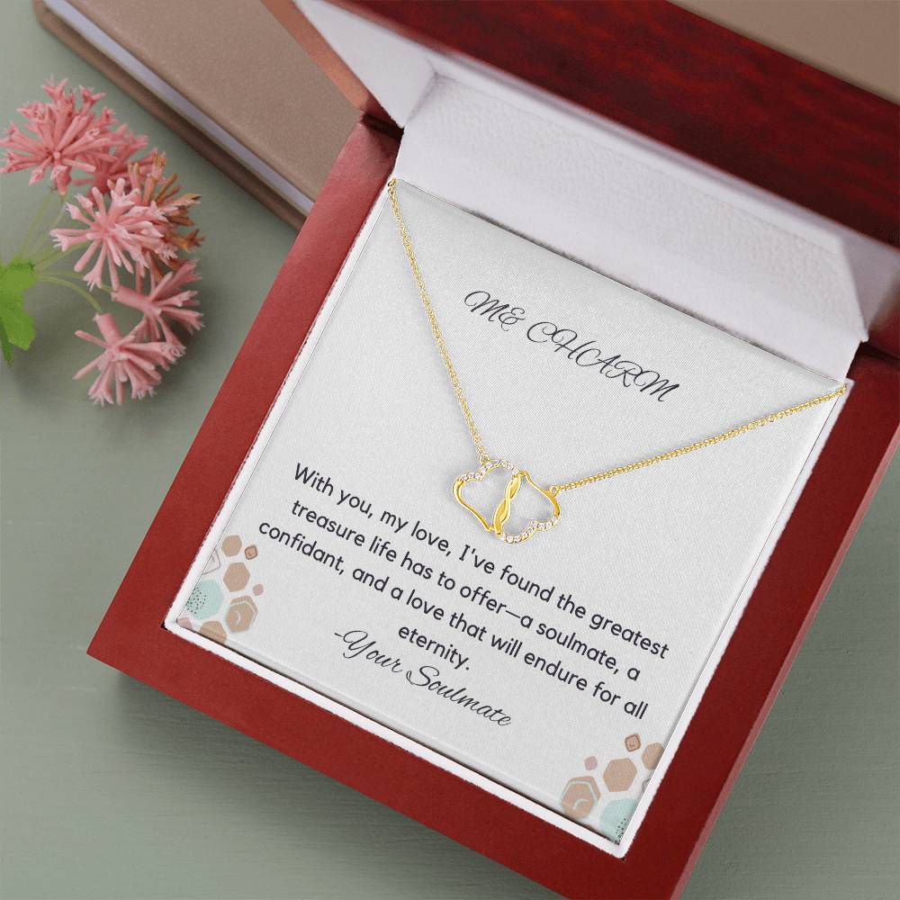 My Charm | With you, my love, I've found the greatest treasure life has to offer - Everlasting Love Necklace