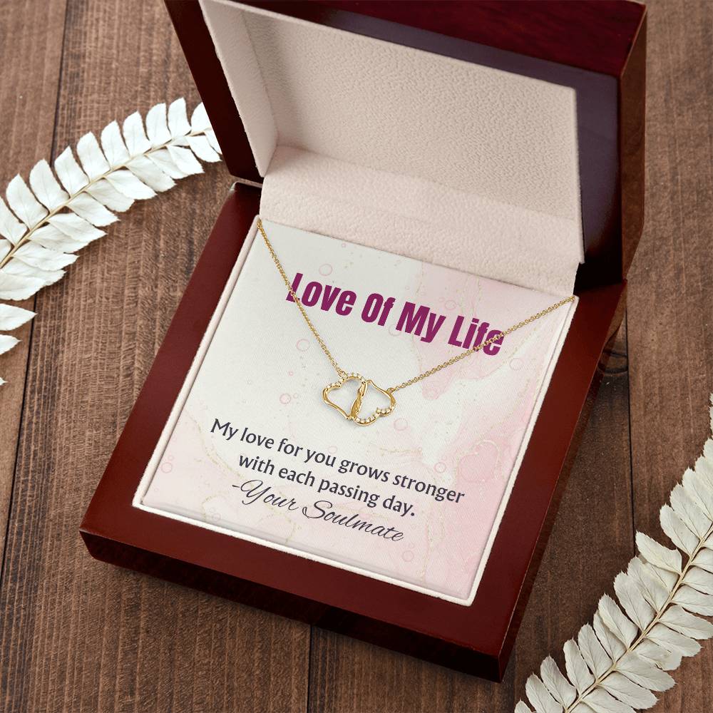 Love of My Life | My love for you grows stronger with each passing day - Everlasting Love Necklace