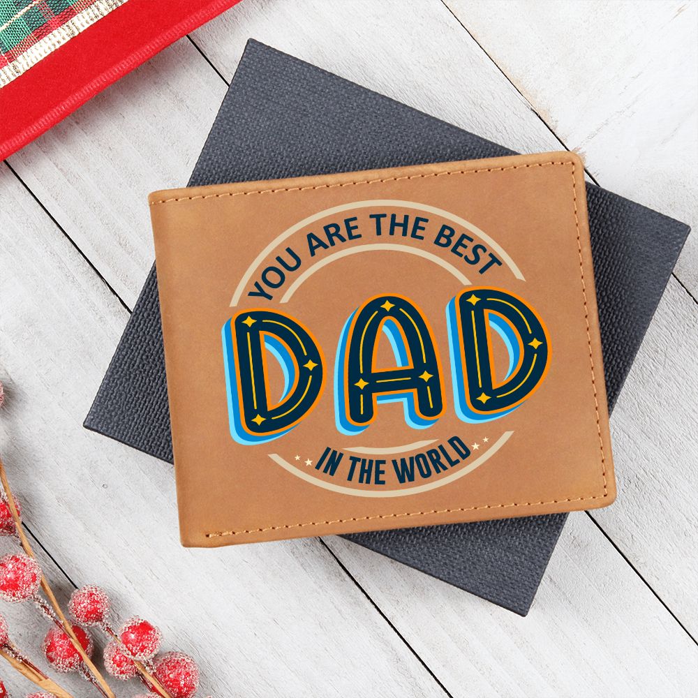 Dad | You are the best Dad in the world - Graphic Leather Wallet