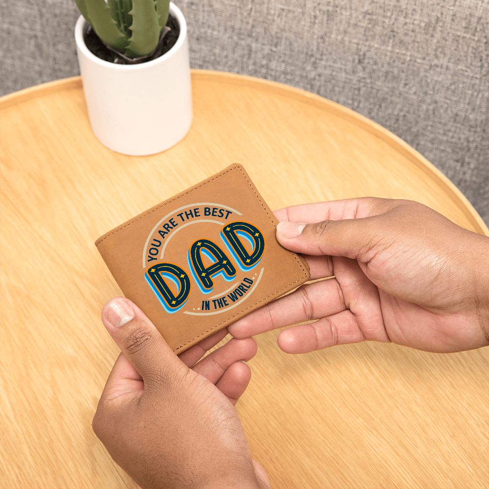 Dad | You are the best Dad in the world - Graphic Leather Wallet