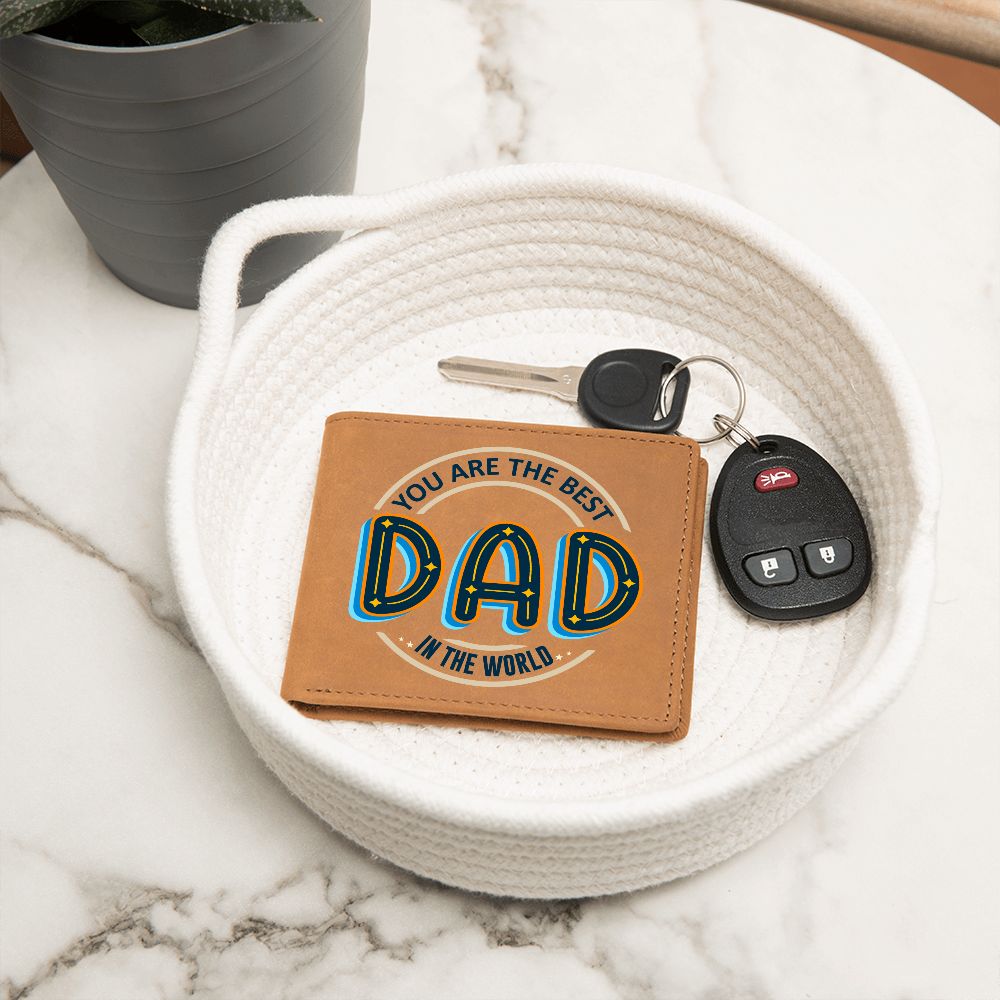 Dad | You are the best Dad in the world - Graphic Leather Wallet