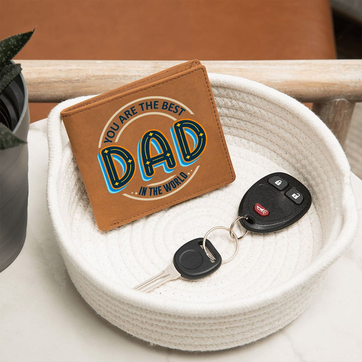 Dad | You are the best Dad in the world - Graphic Leather Wallet