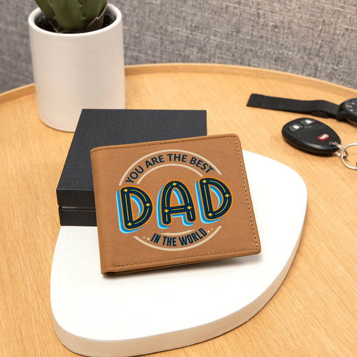 Dad | You are the best Dad in the world - Graphic Leather Wallet