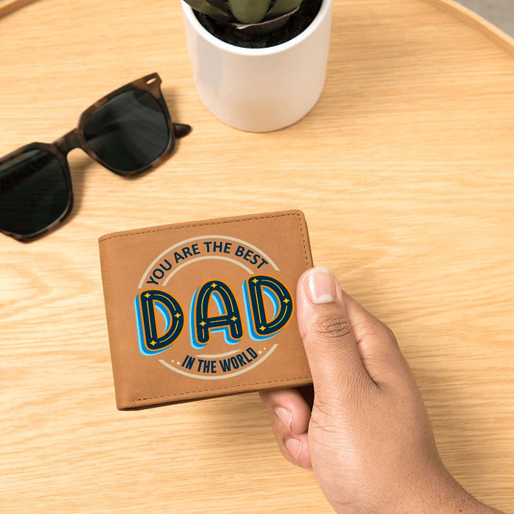 Dad | You are the best Dad in the world - Graphic Leather Wallet