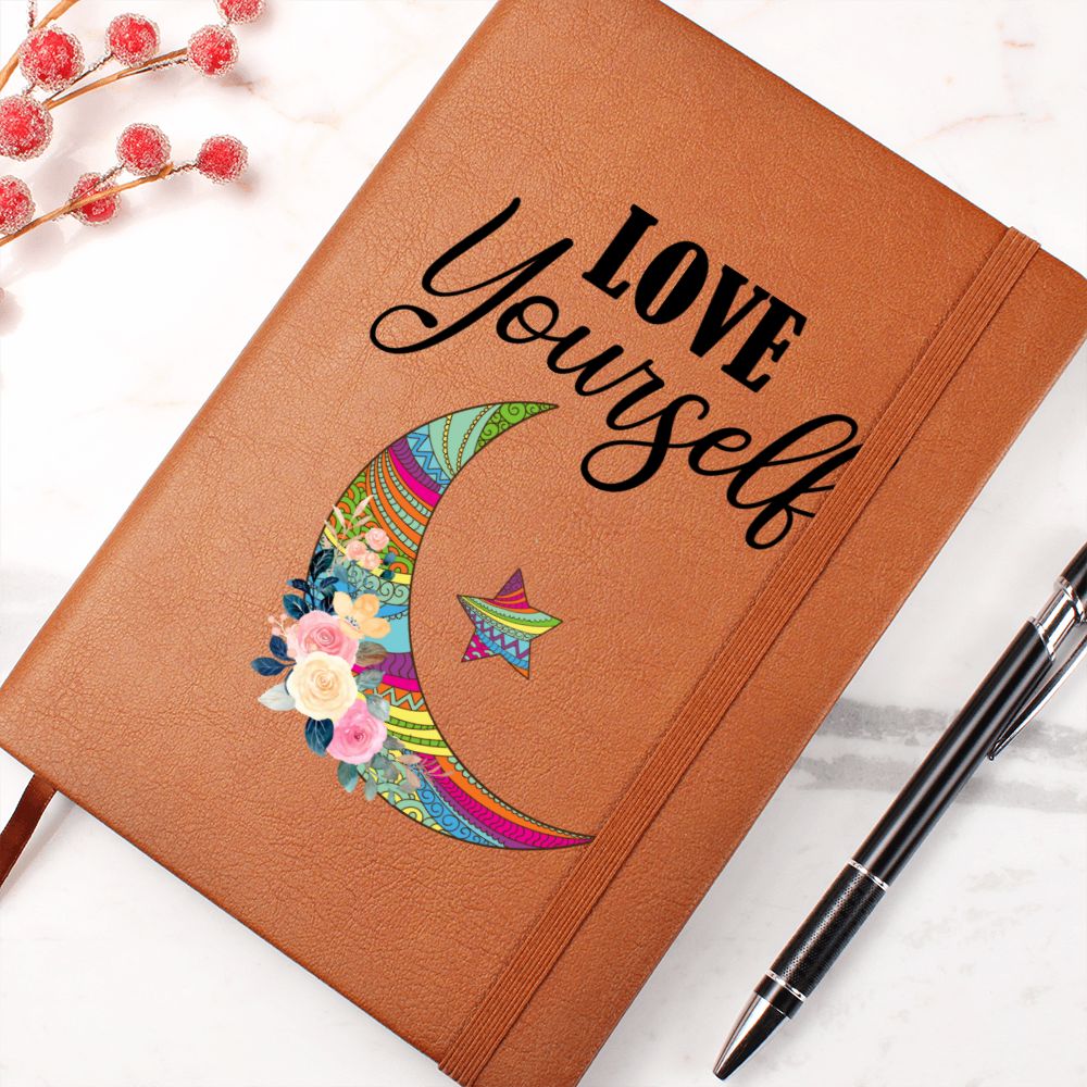 Love Yourself - Graphic Leather Journal