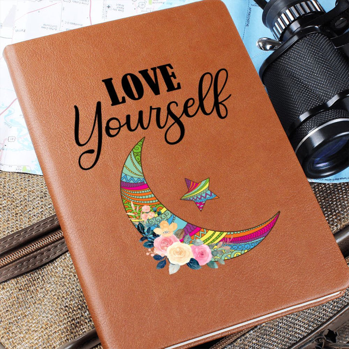 Love Yourself - Graphic Leather Journal