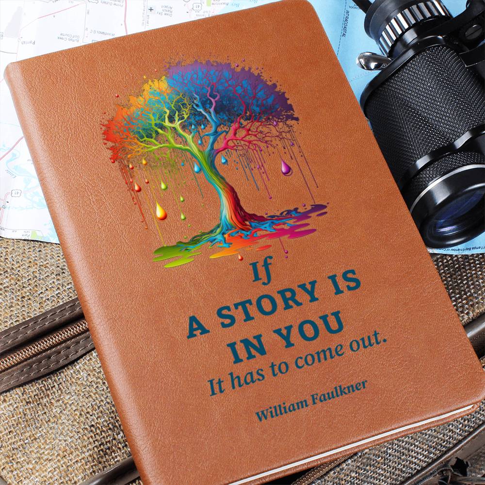 A Story is In You - Graphic Leather Journal