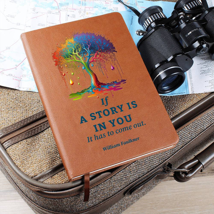 A Story is In You - Graphic Leather Journal