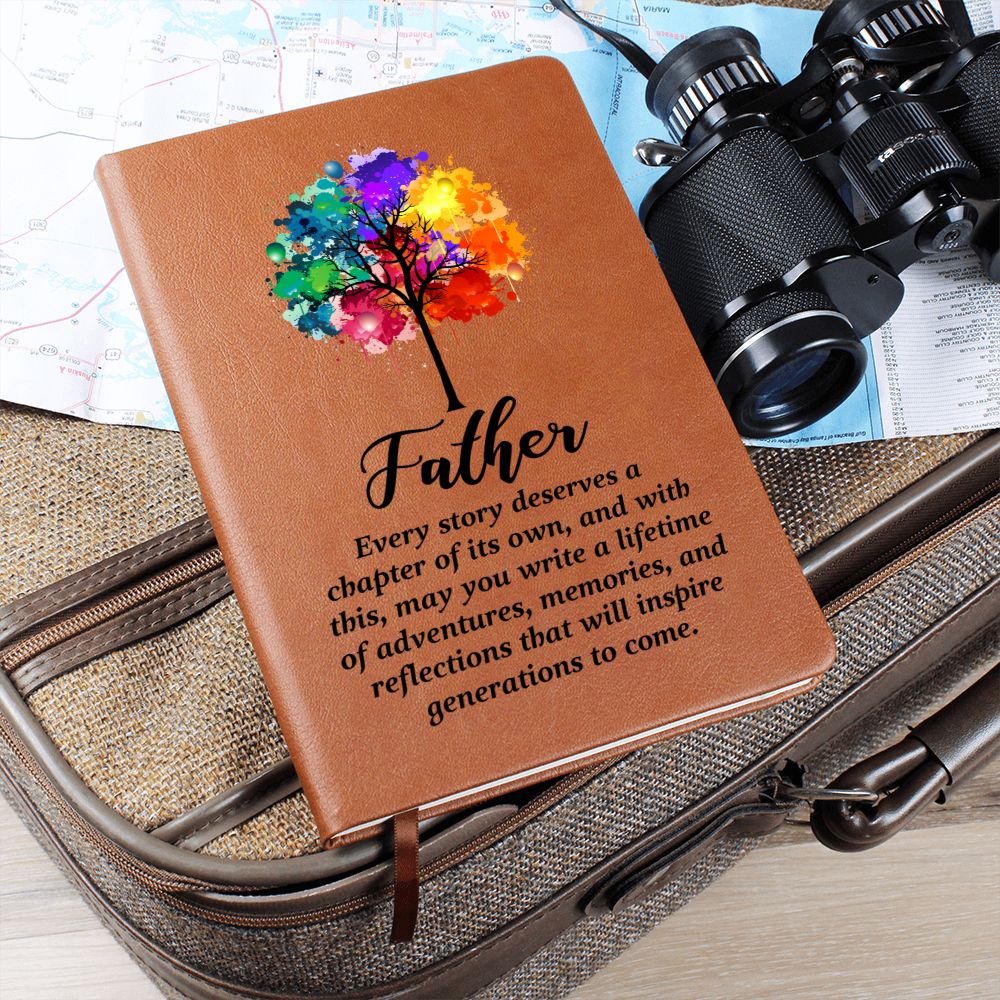 Father | Every Story deserves a chapter of its own - Graphic Leather Journal