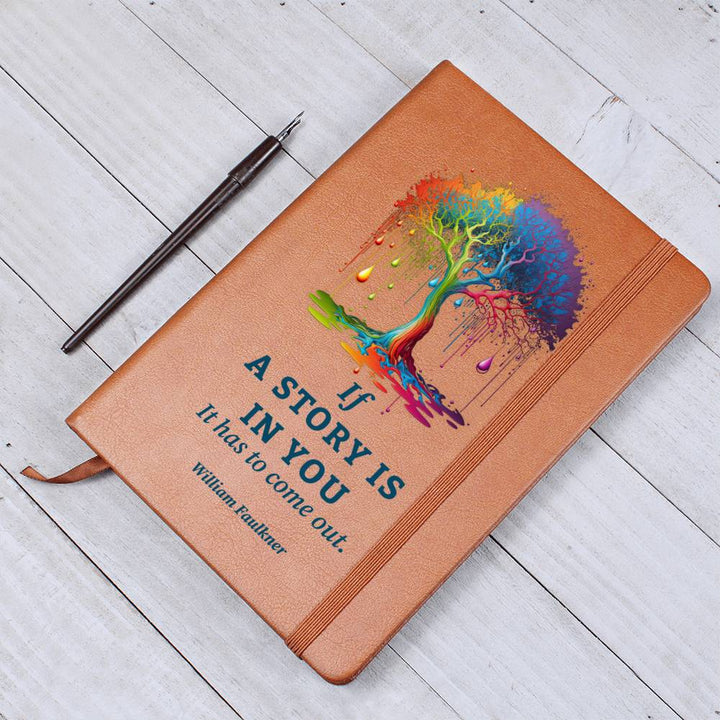 A Story is In You - Graphic Leather Journal