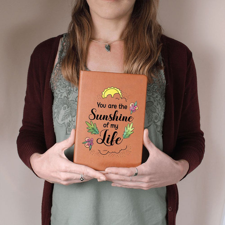 You are the sunshine of my Life - Graphic Leather Journal