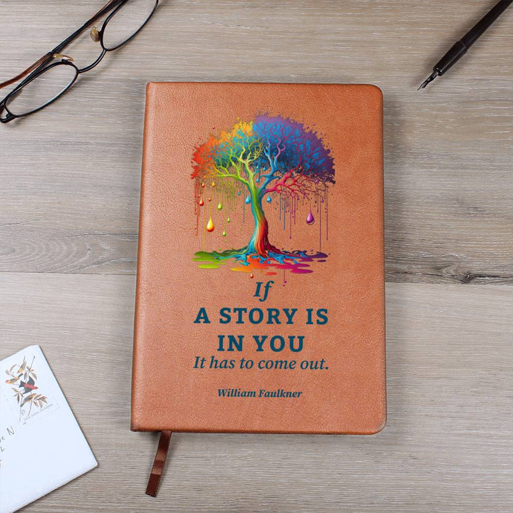 A Story is In You - Graphic Leather Journal