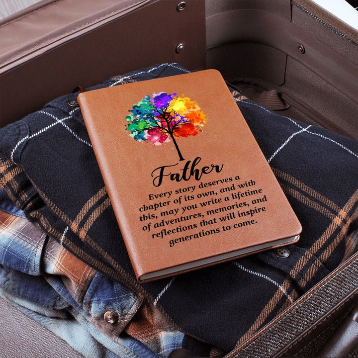 Father | Every Story deserves a chapter of its own - Graphic Leather Journal