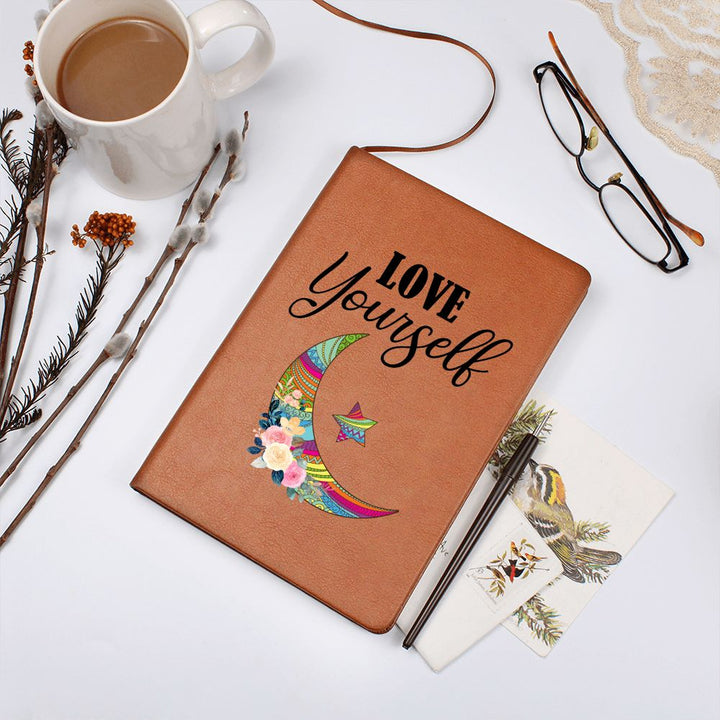 Love Yourself - Graphic Leather Journal