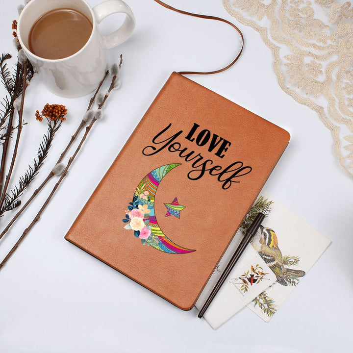 Love Yourself - Graphic Leather Journal