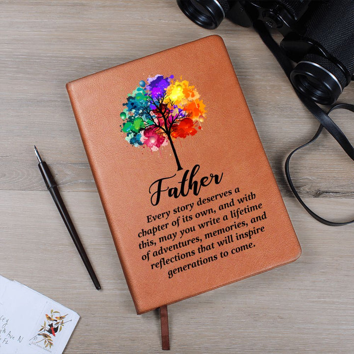 Father | Every Story deserves a chapter of its own - Graphic Leather Journal