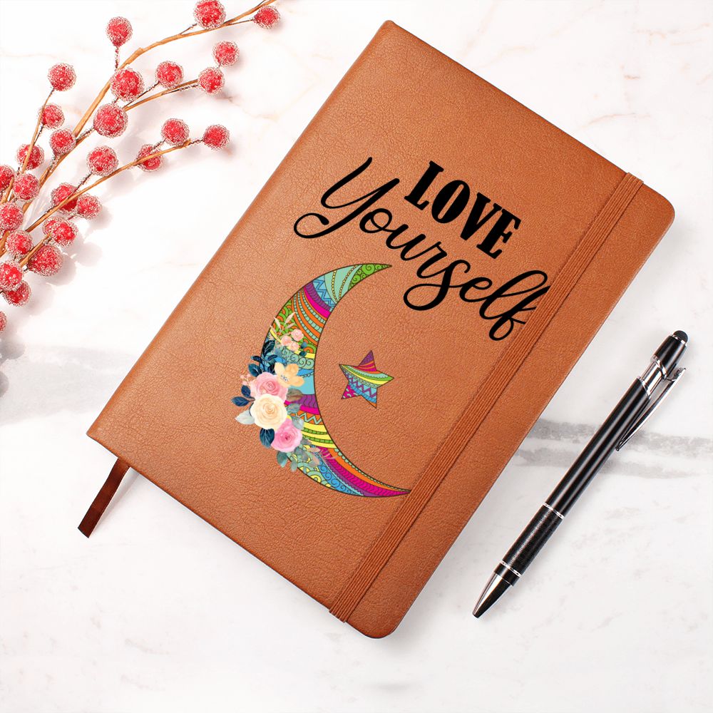 Love Yourself - Graphic Leather Journal