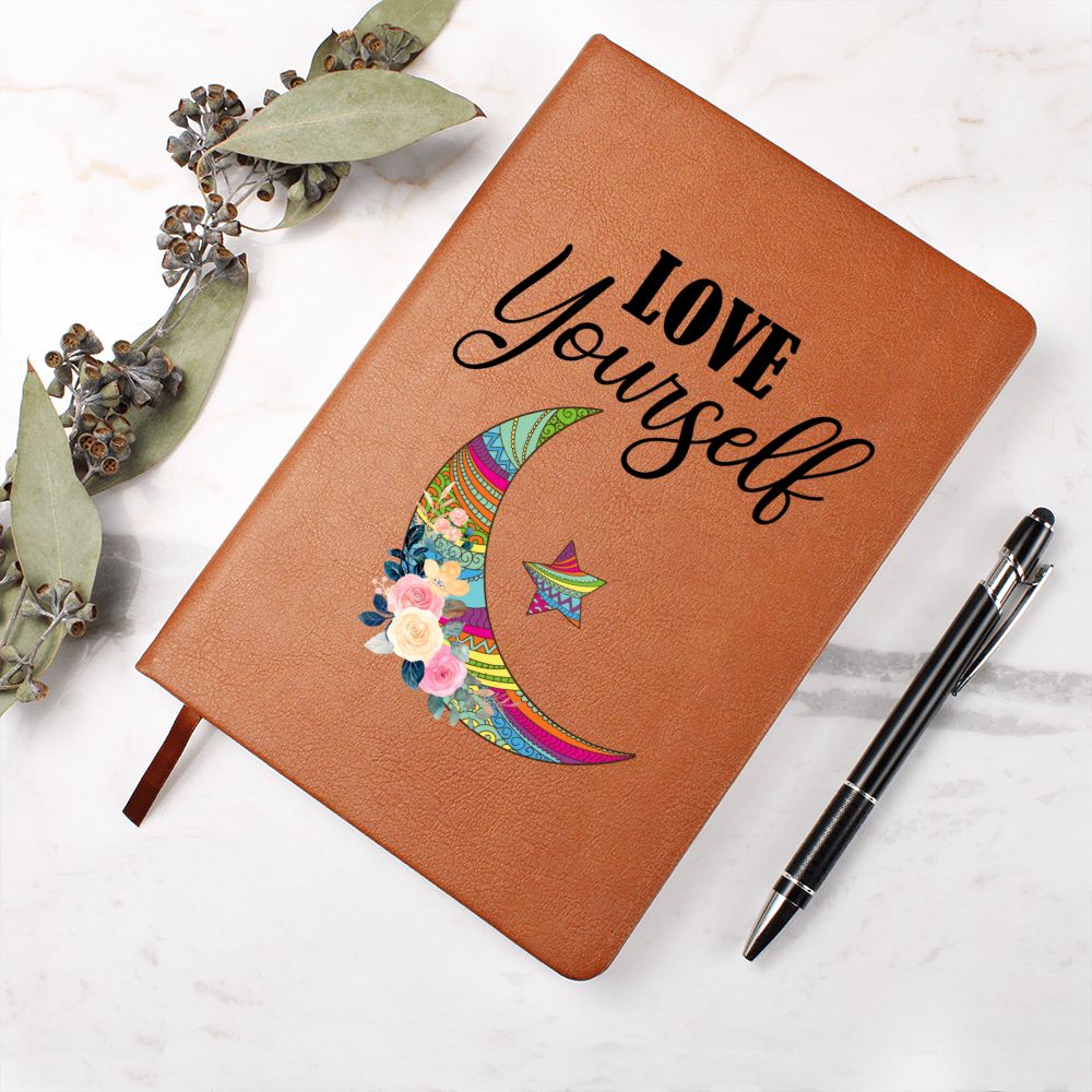 Love Yourself - Graphic Leather Journal