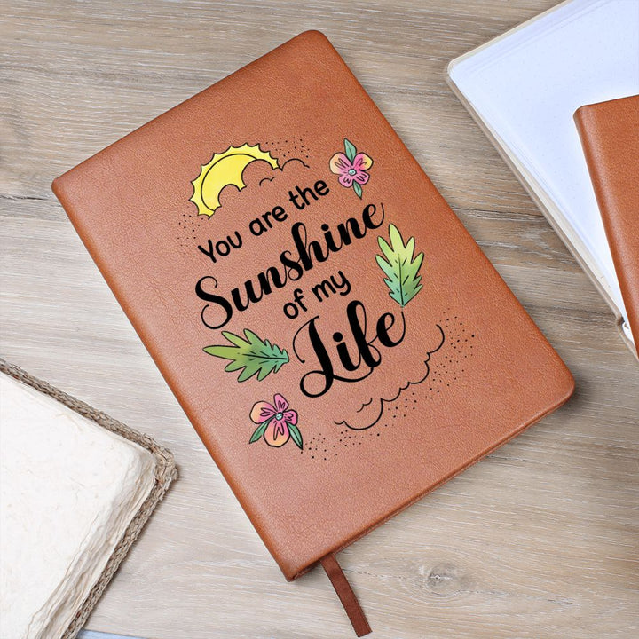 You are the sunshine of my Life - Graphic Leather Journal