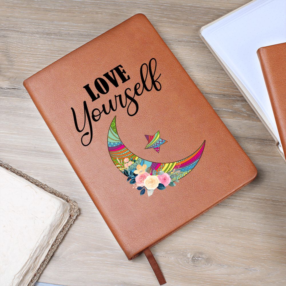 Love Yourself - Graphic Leather Journal