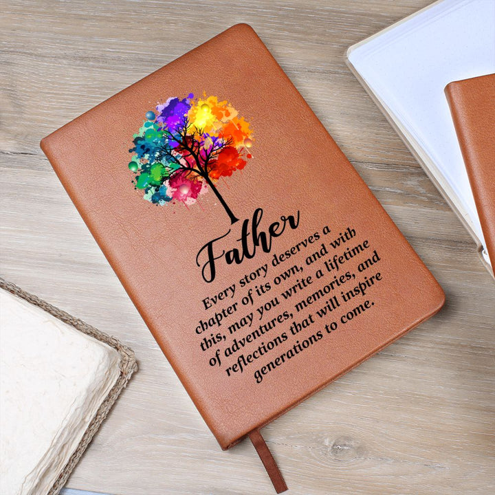 Father | Every Story deserves a chapter of its own - Graphic Leather Journal