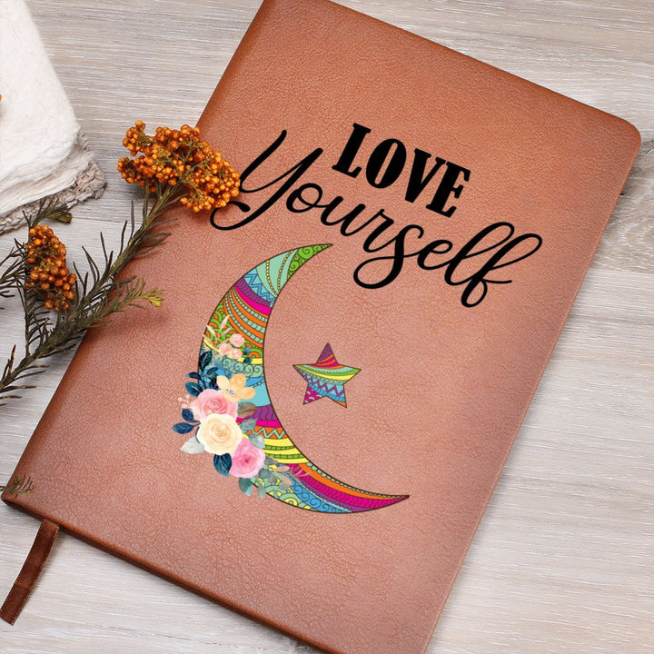 Love Yourself - Graphic Leather Journal