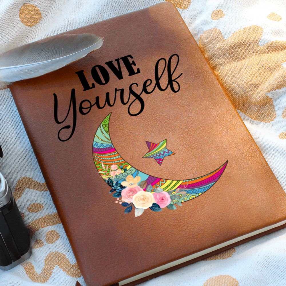 Love Yourself - Graphic Leather Journal