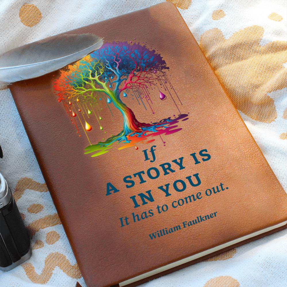 A Story is In You - Graphic Leather Journal