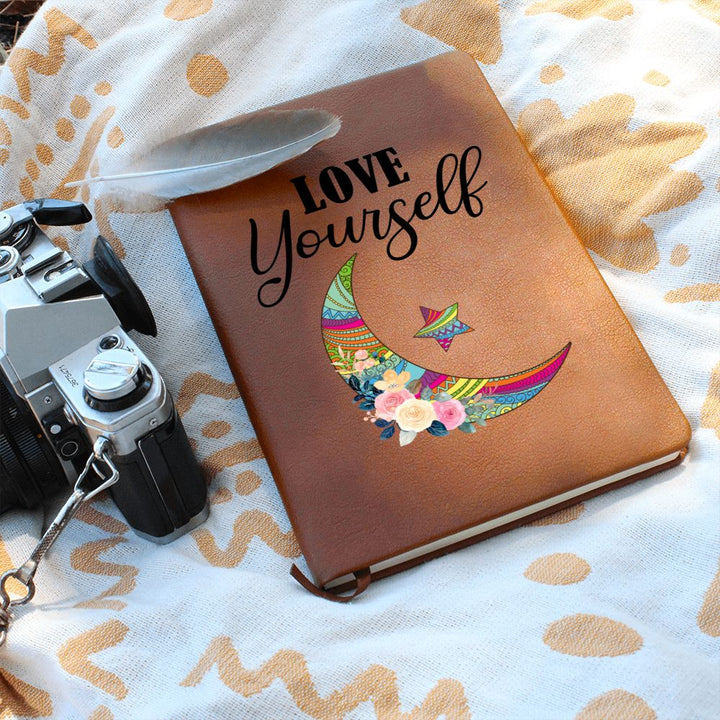 Love Yourself - Graphic Leather Journal