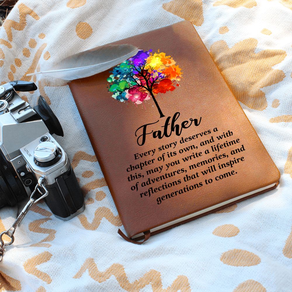 Father | Every Story deserves a chapter of its own - Graphic Leather Journal