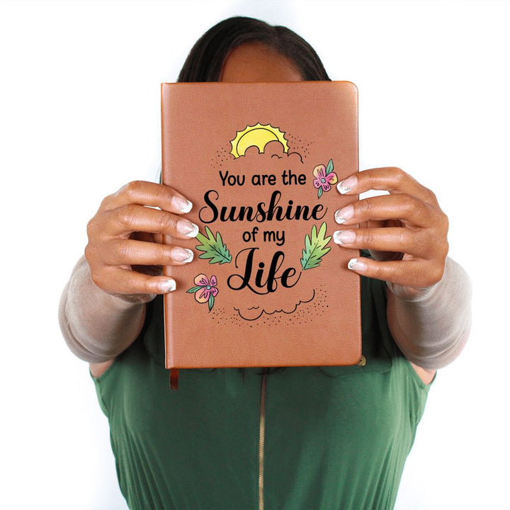 You are the sunshine of my Life - Graphic Leather Journal