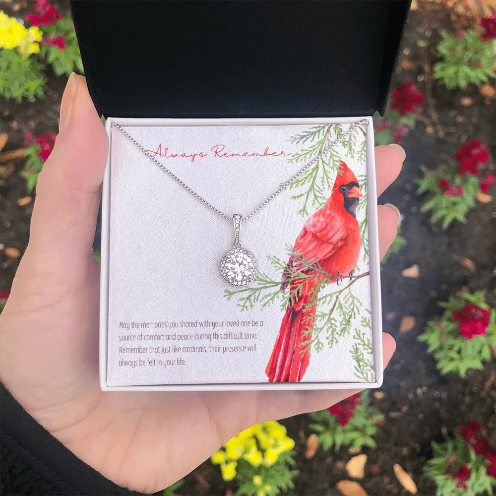 Always Remember | May the memories you shared with your loved one be a source of comfort and peace during this difficult time. - Eternal Hope Necklace