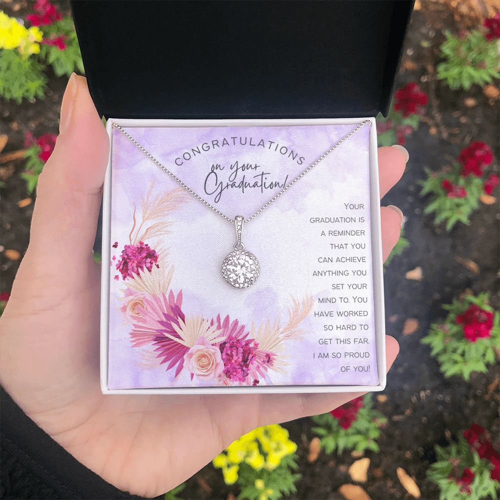 Congratulations on your Graduation | A reminder that you can achieve anything you set your mind to. - Eternal Hope Necklace