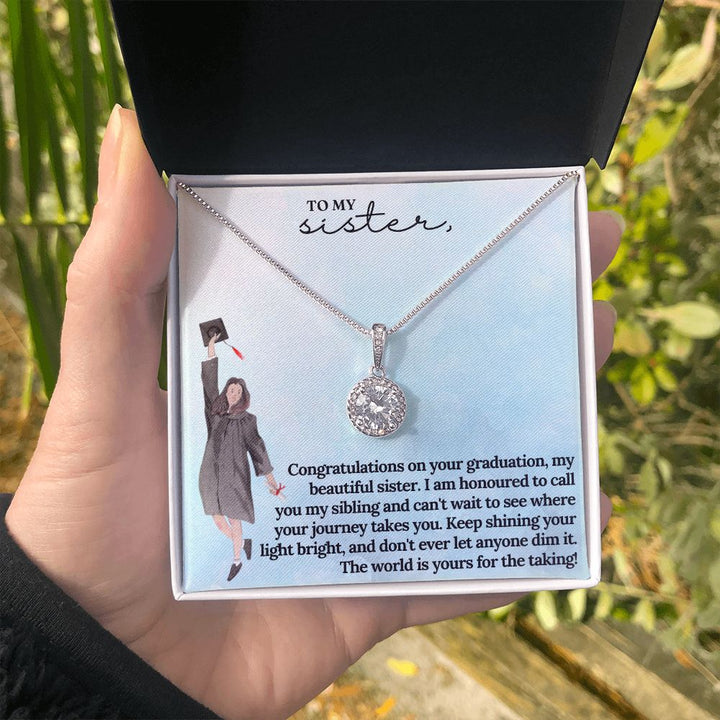 To My Sister | I am honoured to call you my sibling and can't wait to see where journey takes you - Eternal Hope Necklace