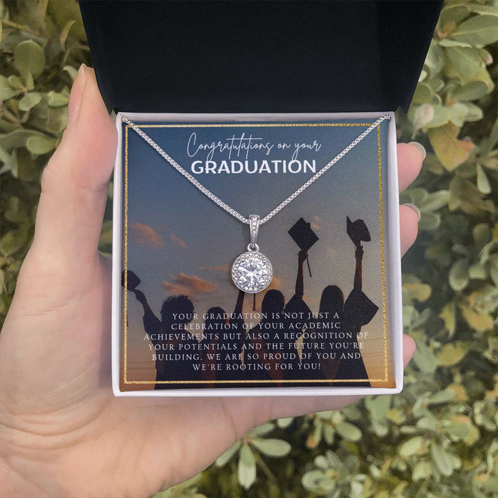 Congratulations on your Graduation | We are so proud of You and We're rooting for you! - Eternal Hope Necklace