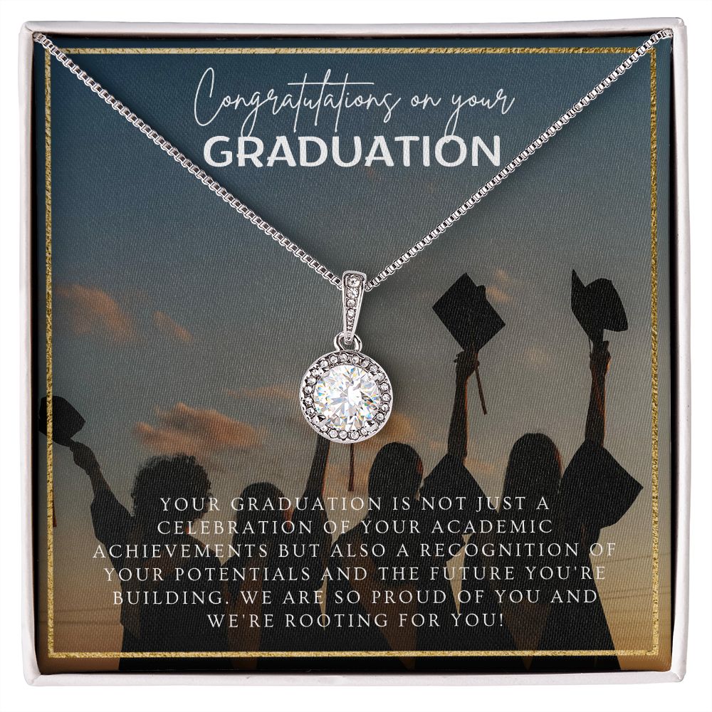 Congratulations on your Graduation | We are so proud of You and We're rooting for you! - Eternal Hope Necklace