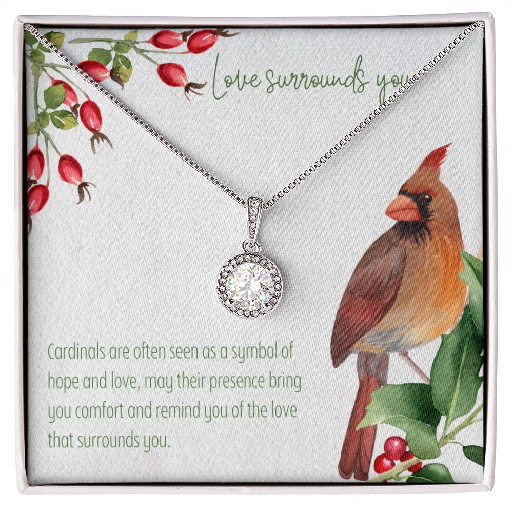 Love Surrounds You | Cardinals are often seen as a symbol of hope and love - Eternal Hope Necklace