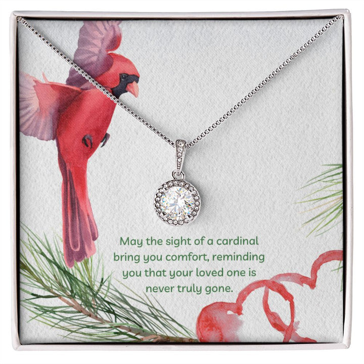 Never truly gone | May the sight of a cardinal bring you comfort - Eternal Hope Necklace