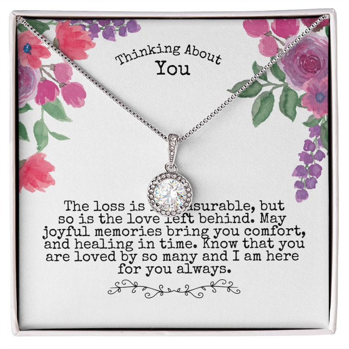 Thinking About You | May Joyful memories bring you comfort, and healing in time. - Eternal Hope Necklace