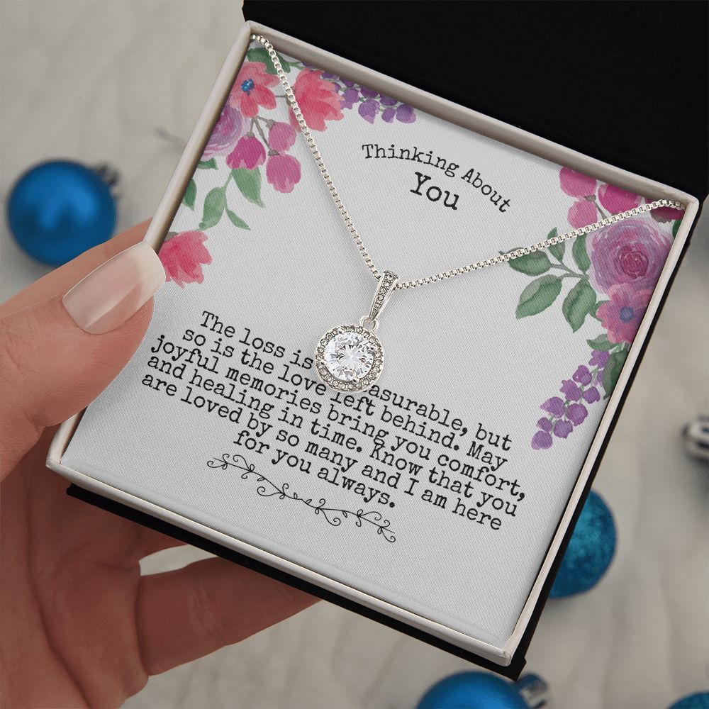 Thinking About You | May Joyful memories bring you comfort, and healing in time. - Eternal Hope Necklace