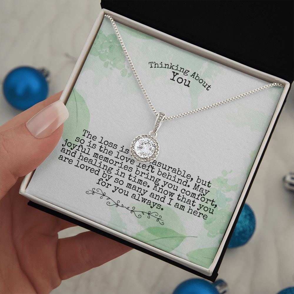 Thinking About You | The Loss is immeasurable, but so is the love left behind. - Eternal Hope Necklace