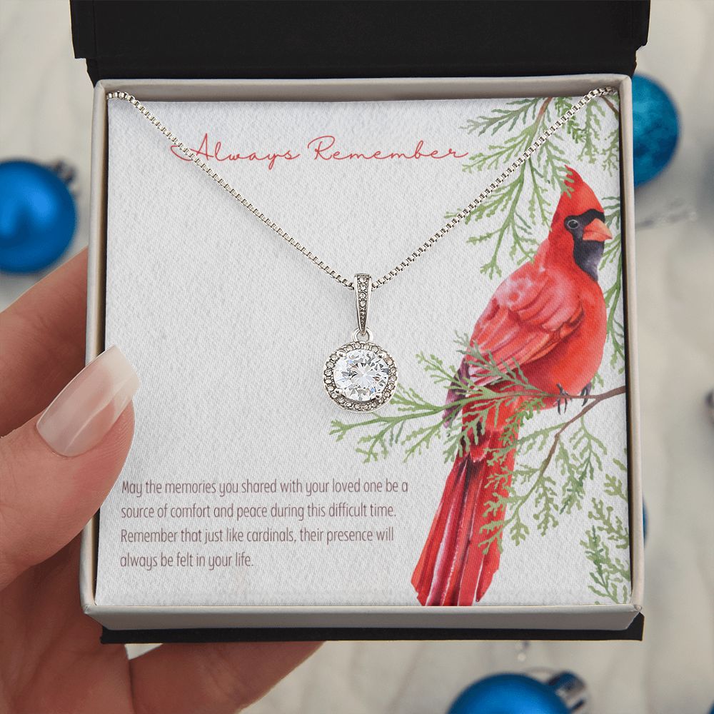 Always Remember | May the memories you shared with your loved one be a source of comfort and peace during this difficult time. - Eternal Hope Necklace