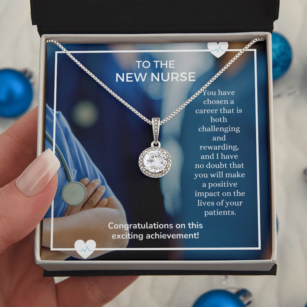 To The New Nurse | You have chosen a career that is both challenging and rewarding - Eternal Hope Necklace