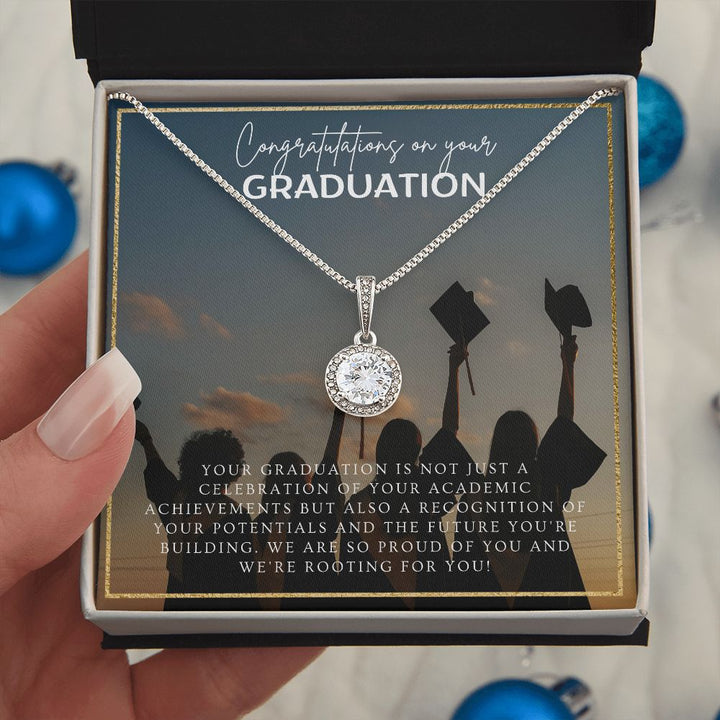 Congratulations on your Graduation | We are so proud of You and We're rooting for you! - Eternal Hope Necklace